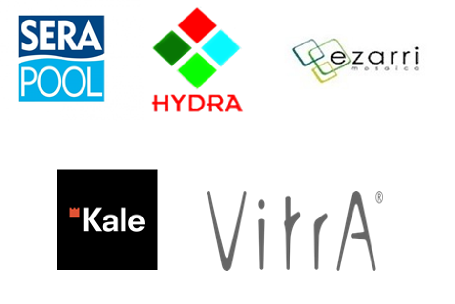 Serapool, Hydra, Ezarri, Kale ve VitrA marka logoları